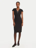 Sukienki - Rinascimento Sukienka koktajlowa CFC0125515003 Czarny Slim Fit - miniaturka - grafika 1