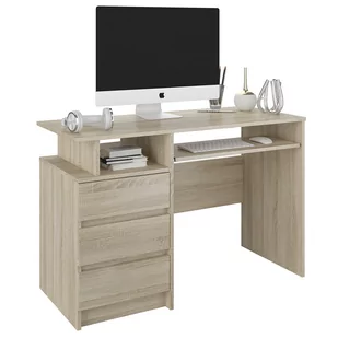 Biurko Prostokątny Mobene Modern 114 X 50 X 76 Cm Dąb Sonoma Mix - Biurka - miniaturka - grafika 2