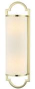 Lampy ścienne - KINKIET LIBERO PARETTE OLD GOLD złota oprawa biały klosz styl glamour - miniaturka - grafika 1