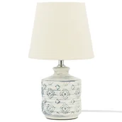 Lampy stojące - Beliani Lampa stołowa beżowa 35 cm ROSANNA - miniaturka - grafika 1