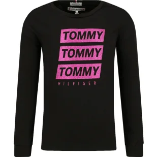 Tommy Hilfiger Bluzka | Regular Fit - Bluzy dla dziewczynek - miniaturka - grafika 1