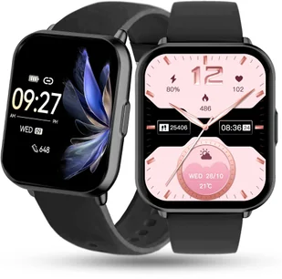 Zegarek Damski SMARTWATCH RUBICON czarny - Smartwatch - miniaturka - grafika 1