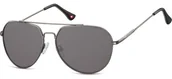 Okulary przeciwsłoneczne - Okulary przeciwsłoneczne pilotki Montana S90 grafitowe - miniaturka - grafika 1
