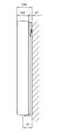 Grzejniki pokojowe - Stelrad Vertex Plan Typ 22 Grzejnik dekoracyjny 160x60 cm biały RAL 9016 GR-ST-VP22/160/060 - odbiór osobisty: Kraków, Warszawa, 29-Innych-Miast - miniaturka - grafika 1