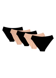 Majtki figi Frimy 5-pak Henderson czarny, beżowy S - Majtki damskie - miniaturka - grafika 1