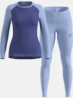 Bielizna sportowa damska - Bielizna termoaktywna - zestaw Odlo Set ACTIVE WARM Special Set roz. S Granatowa - miniaturka - grafika 1