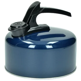 Highlander czajnik/czajnik z gwizdkiem wykonana z aluminium, z flet, na kemping, niebieski, jeden rozmiar CP094-DNV-01_Blau - Kuchnia turystyczne i akcesoria - miniaturka - grafika 1