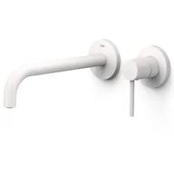 Baterie umywalkowe - Element naścienny do podtynkowego korpusu baterii umywalkowej Tres Study biały mat 26230022BM - miniaturka - grafika 1