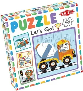 Tactic Moje pierwsze puzzle Ruszajmy w drogę! 4x6el - Puzzle - miniaturka - grafika 1