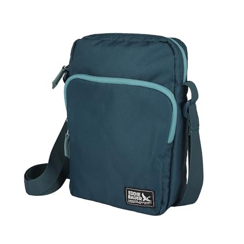 Eddie Bauer Jasper torba crossbody z zapinaną na zamek komorą główną i regulowanym paskiem na ramię, paw, jeden rozmiar, Paw, Jeden rozmiar, Jasper torba crossbody z zapinaną na zamek komorą główną i