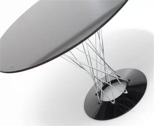 D2.Design Stół Cyklon okrągły, czarny 5455 - Stoły - miniaturka - grafika 1