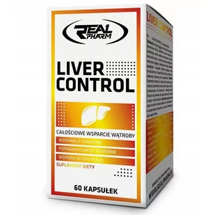 REAL PHARM Real Pharm Liver Control 60 caps - Witaminy i minerały dla sportowców - miniaturka - grafika 1