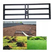 Grabie i motyki - Niwelator Terenu Ręczny Równiarka Trawnika Kretowisk 120 X 30Cm Jakość - miniaturka - grafika 1