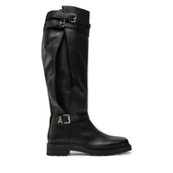 Kozaki damskie - Kozaki Patrizia Pepe 2Y0025/L034 Czarny - miniaturka - grafika 1