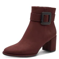 Kozaki damskie - Marco Tozzi Damskie 2-25338-43 modne kozaki, bordowe Comb, 38 EU, Bordeaux Comb, 38 EU - miniaturka - grafika 1