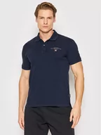 Koszulki męskie - Napapijri Polo Elbas NP0A4GDL Granatowy Regular Fit - miniaturka - grafika 1
