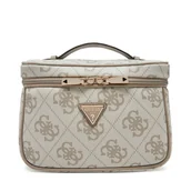 Kosmetyczki, organizery i kuferki - Kosmetyczka Guess TWOB86 88039 Brązowy - miniaturka - grafika 1