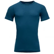 Koszulki sportowe męskie - Koszulka DEVOLD Lauparen Merino 190 Base Tee Man flood S - miniaturka - grafika 1