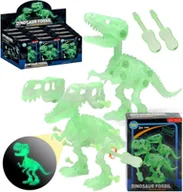 Figurki dla dzieci - Szkielet dinozaura rozkręcany świecący - figurka - miniaturka - grafika 1