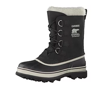 Sorel Damskie buty zimowe, CARIBOU, Czarny Black Stone, 38.5 EU - Śniegowce damskie - miniaturka - grafika 1