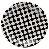 Dekoracje i nakrycia stołu na imprezę - SPARKLEZ Talerze kratka 23cm 6szt. - miniaturka - grafika 1