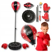 Zabawki sensoryczne - Zestaw bokserski worek treningowy gruszka rękawice karate boks sporty walki - miniaturka - grafika 1