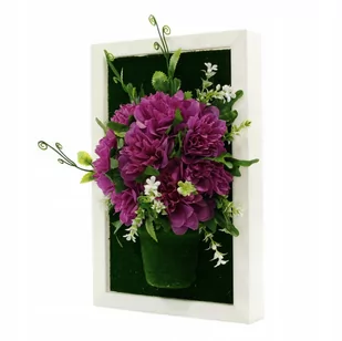 Kwiat Ścienny Obraz 3d 20x30cm Różne Kolory - Sztuczne kwiaty - miniaturka - grafika 1