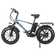 Rowery elektryczne - CMACEWHEEL T20 Electric Bike 20*4.0 inch CST Tire 750W Motor 40-45km/h Max Speed 17Ah Battery - Grey Black Gradient - miniaturka - grafika 1