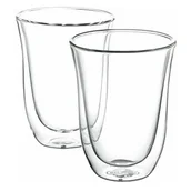 Szklanki - Delonghi 2 x Latte macchiato szklanki (5513214611) - miniaturka - grafika 1