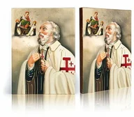 Ikony i obrazy sakralne - Ikona religijna Błogosławiony Bartłomiej Longo - miniaturka - grafika 1