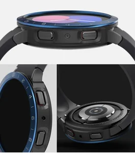 Ringke Air Sports+Bezel 2w1 etui ze stalową ramką do Samsung Galaxy Watch 5 40mm pokrowiec na kopertę czarno-niebieski (GW4-40-12_AS02) - Akcesoria do smartwatchy - miniaturka - grafika 8