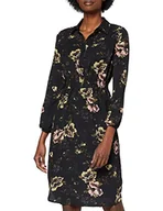 Sukienki - Lee Cooper Sukienka damska w luźnym stylu Print Dress, czarny, XS - miniaturka - grafika 1