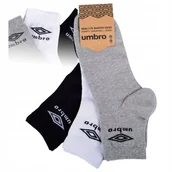 Skarpetki męskie - UMBRO Skarpety Quarter 3 pary MIX 35/38 - miniaturka - grafika 1