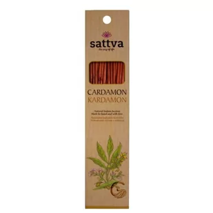 Sattva Ayurveda Naturalne indyjskie kadzidła - Kardamon 8032749390984 - Zapachy do domu - miniaturka - grafika 1