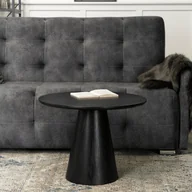 Ławy i stoliki kawowe - Stolik Kawowy CASSANDER 60 cm Czarny Nowoczesny Loft - miniaturka - grafika 1