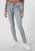 Spodnie damskie - Pepe Jeans Spodnie Jeansowe Szare Długie Damskie Zamek 34/30 1Zxg2_B* - miniaturka - grafika 1