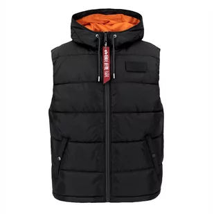 Bezrękawnik Alpha Industries Puffer Vest FD 11811003 - czarny - Kurtki i kamizelki sportowe męskie - miniaturka - grafika 1