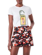 Koszulki i topy damskie - Love Moschino Damska koszulka do Not Disturb, optical white, 46 PL - miniaturka - grafika 1
