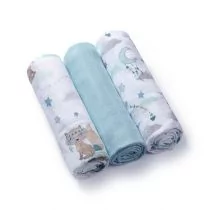 Babyono Naturalne pieluszki z włókien bambusa niebieskie Natural Bamboo - Pieluchy - miniaturka - grafika 1