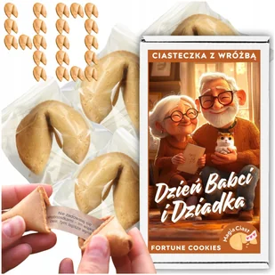Magiczny PREZENT dla ukochanych dziadków Ciasteczka z wróżbą 40 szt. - Pieczywo chrupkie - miniaturka - grafika 1