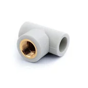 Łączniki, trójniki, kształtki - Trójnik PP GW 25 mm x 1/2" x 25 mm - miniaturka - grafika 1