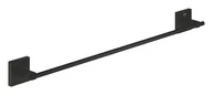 Wieszaki łazienkowe - Grohe QuickFix Start Cube - Wieszak na ręcznik, długość 60 cm, czarny mat 410892430 - miniaturka - grafika 1