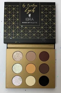 Ibra Ibra - MAKE UP PALETTE BY EWELINA ZYCH - Paleta 9 do cieni powiek IBRUBZ9PO - Cienie do powiek - miniaturka - grafika 2
