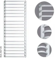 Grzejniki łazienkowe - BOL-55/70 BOLERO Grzejnik łazienkowy o wymiarze 55x70, w kolorze BIAŁY, moc 376W - miniaturka - grafika 1