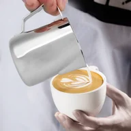 Dzbanki i imbryki - Filiżanka do spieniania mleka, filiżanka do kawy latte, dzbanek do kawy, dzbanek do spieniania, filiżanka do spieniania, dzbanek do spieniania, dzbanek do spieniania kawy - miniaturka - grafika 1