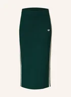 Spódnice - Adidas Originals Spódnica Z Dzianiny Adicolor Knit 3 Stripes gruen - miniaturka - grafika 1