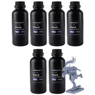 Filamenty i akcesoria do drukarek 3D - Żywica do drukarek 3D Aceaddity Flash, szybka żywica, 405 nm, utwardzana promieniami UV standardowa żywica fotopolimerowa o wysokiej płynności, szybkie drukowanie dla drukarek 3D LCD/DLP, wysoka precyzja i niski skurcz šC szary, 1 kg/butelka, opakowanie 6 szt - miniaturka - grafika 1