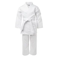 Kimona, stroje i obuwie - Dziecięce Kimono IQ CROSS THE LINE JUDISU 1.0 JR M000177593 – Biały - miniaturka - grafika 1