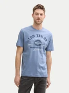 Koszulki męskie - Tom Tailor T-Shirt 1037735 Niebieski Regular Fit - miniaturka - grafika 1