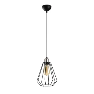 Czarna metalowa lampa wisząca Opviq lights Mando - Lampy sufitowe - miniaturka - grafika 1
